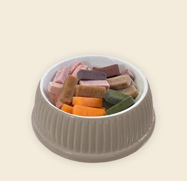 Portionen von Barf Fertigmenü Huhn (H) für Hunde
