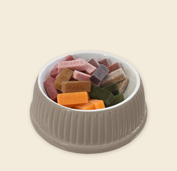 Portionen von Hunde Fertigmenü Lamm (K) Portionen Hunde Fertigmenü Lamm (K)