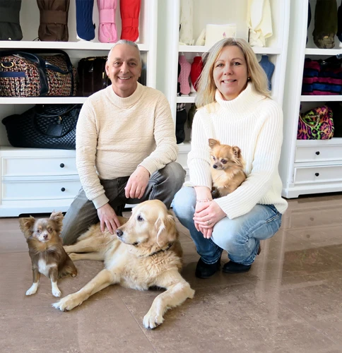 Roberto und Petra mit Chouchou und Chachaba Roberto und Petra mit Chouchou und Chachaba