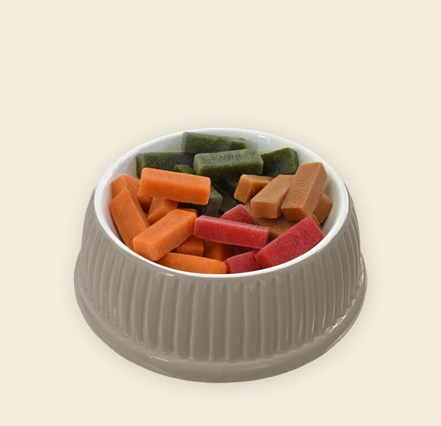 Die Portionen des Karotten Mix Portionen Karotten Mix