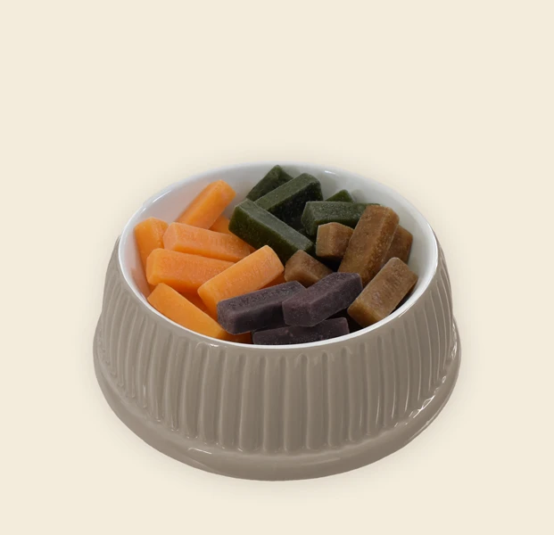 Die Portionen des Kürbis Mix Portionen Kürbis Mix