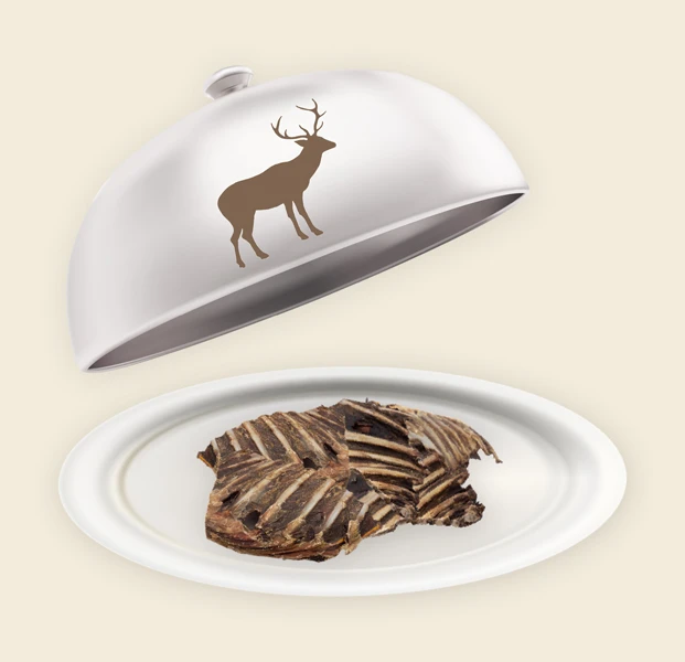Teller und Haube mit Wild Rippen Wild Rippen
