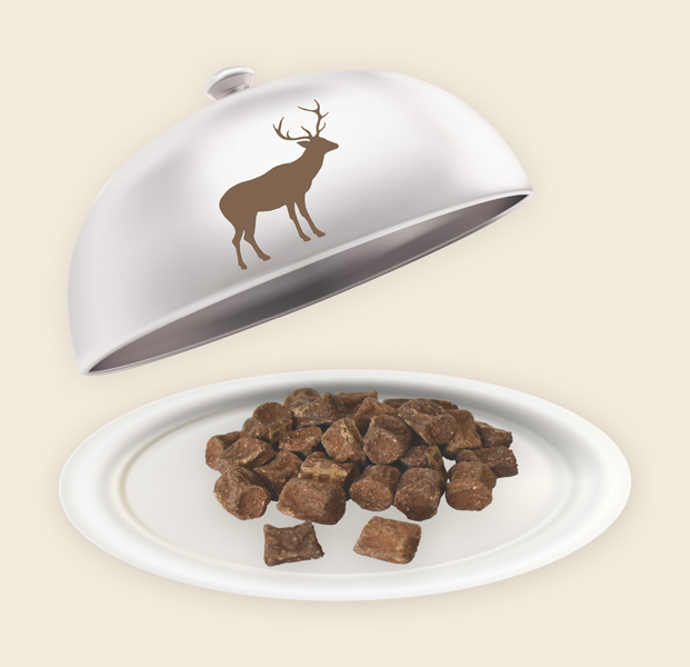 Teller und Haube mit Wilds Rolls Wild Rolls