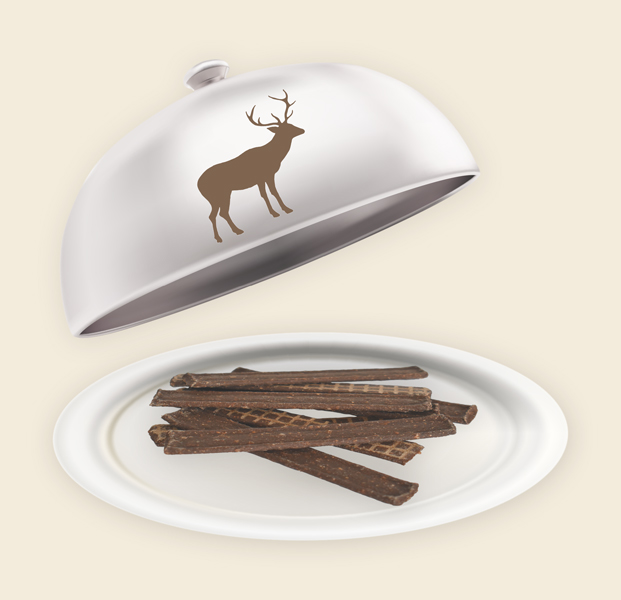 Teller und Haube mit Wild Streifen Wild Streifen