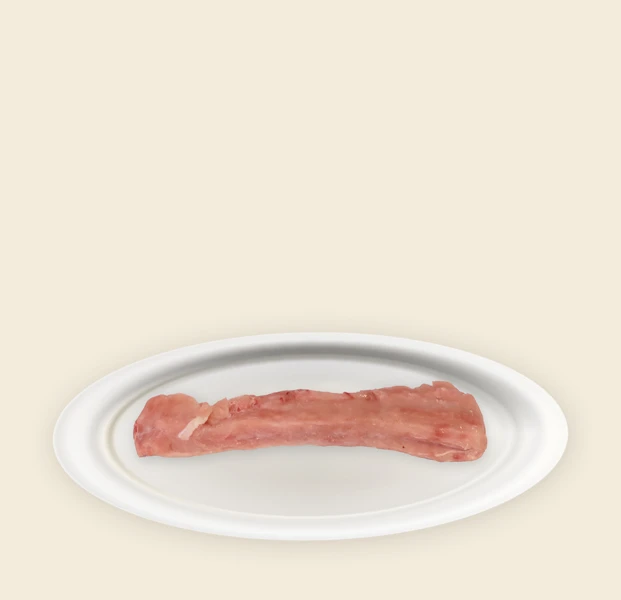 Die Portionen von Barf Kaninchen Knochen ganz Die Portionen von Barf Kaninchen Knochen ganz