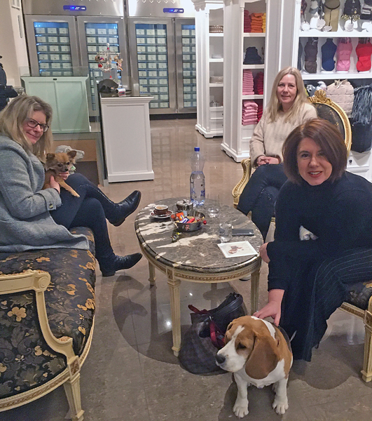 Nanni, Petra, Carola mit Barney